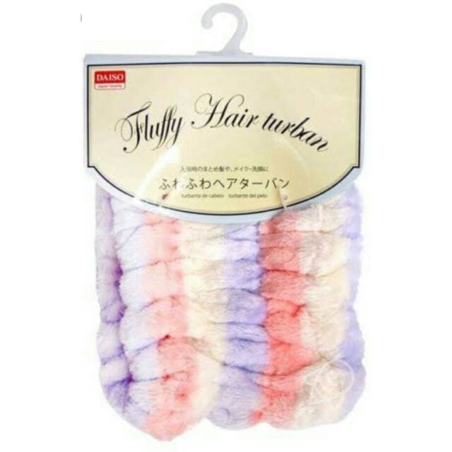 Daiso Fluffly Hair Turban