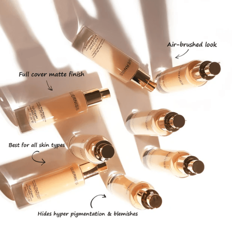 Guerniss Cover Matte Foundation Porcelain 1.0