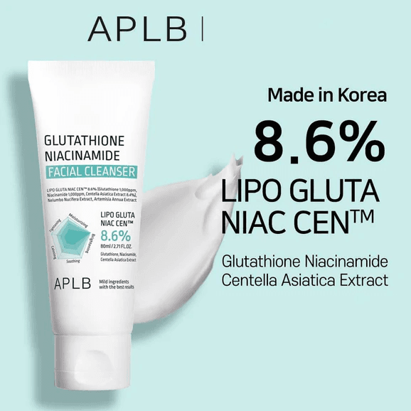 APLB Glutathione Niacinamide Facial Cleanser 80ml