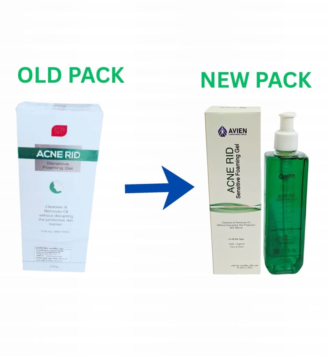 Acne Rid Sensitive Foaming Gel 150ml