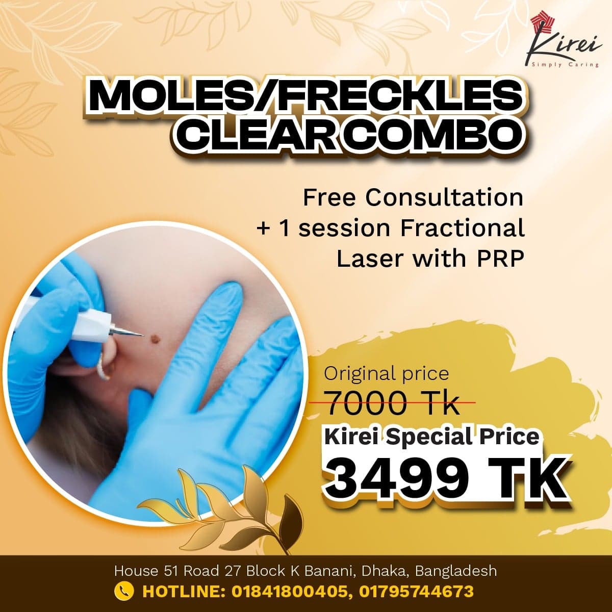Moles/Freckles Clear Combo