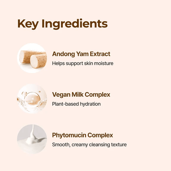 Isntree Yam Root Vegan Milk Cleanser 220ml