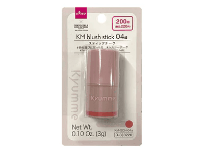 Daiso KM Stick Cheek 04a Rosy Pink