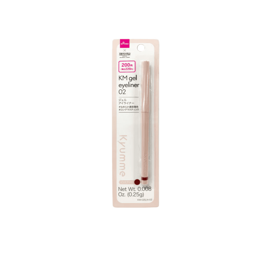 Daiso KM gel eyeliner 02