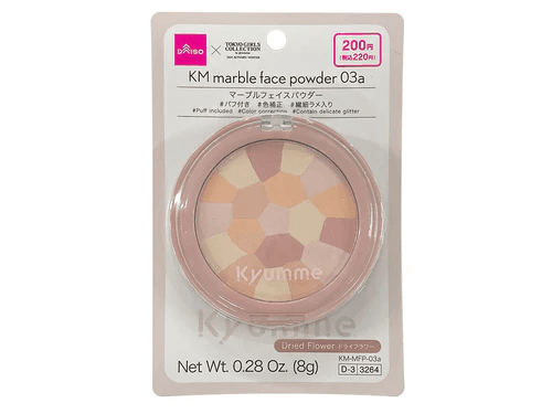 Daiso KM marble face powder 03a