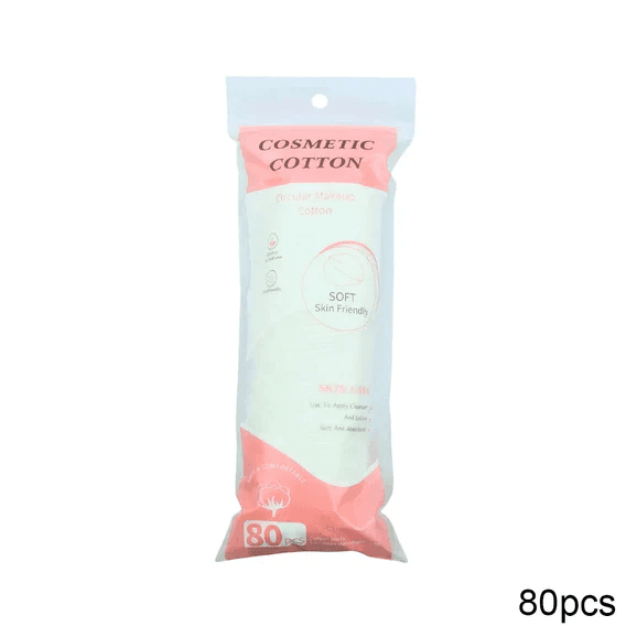 LMLTOP Cotton Pads – 80PCS [Pink]