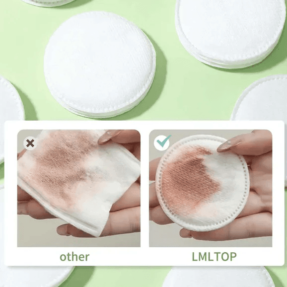 LMLTOP Cotton Pads – 80PCS [Green]