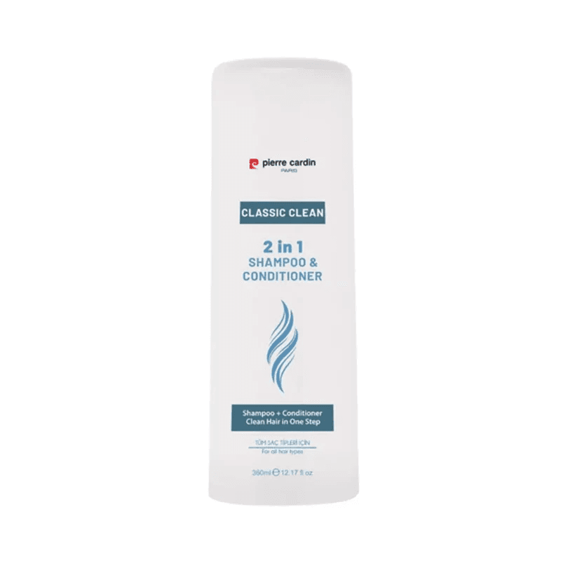 Pierre Cardin Classic Clean 2 In 1 Shampoo & Conditioner-360mL
