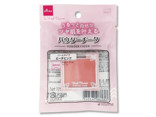 Daiso WithCharm Powder Cheek Peach Pink