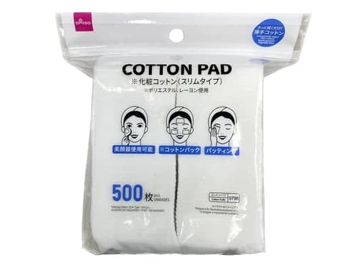 Daiso Makeup Cotton Pad (slim type, 500 pieces)