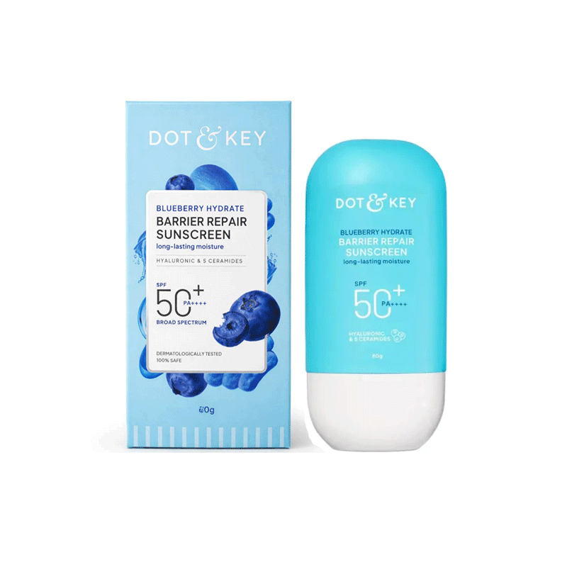 Dot & Key Blueberry Hydrate Barrier Repair Sunscreen Spf 50+ Pa++ 80gm