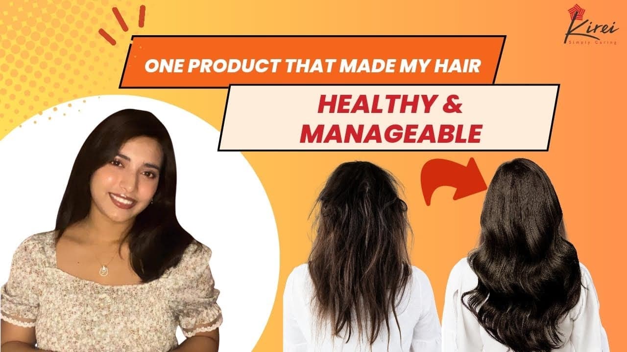 One product to get healthy and manageable hair