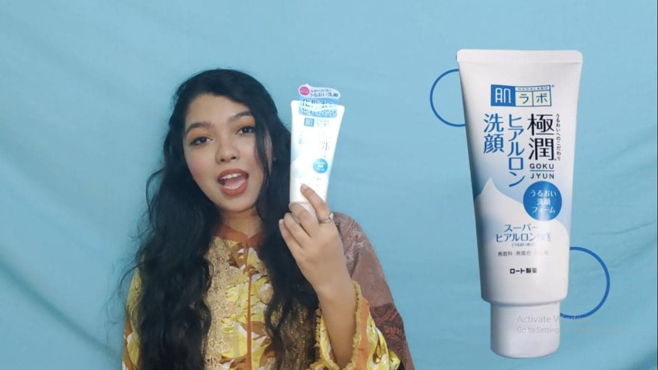Hada Labo Gokujyun Hyaluronic Acid Foaming Cleanser