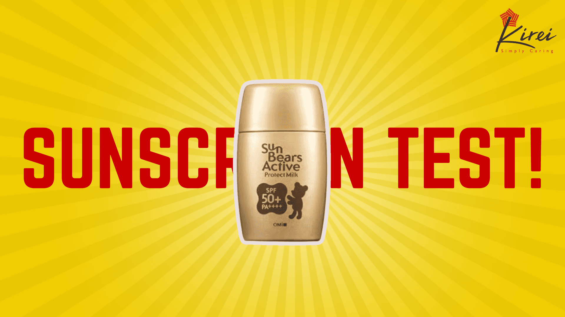 Sunscreen Test!