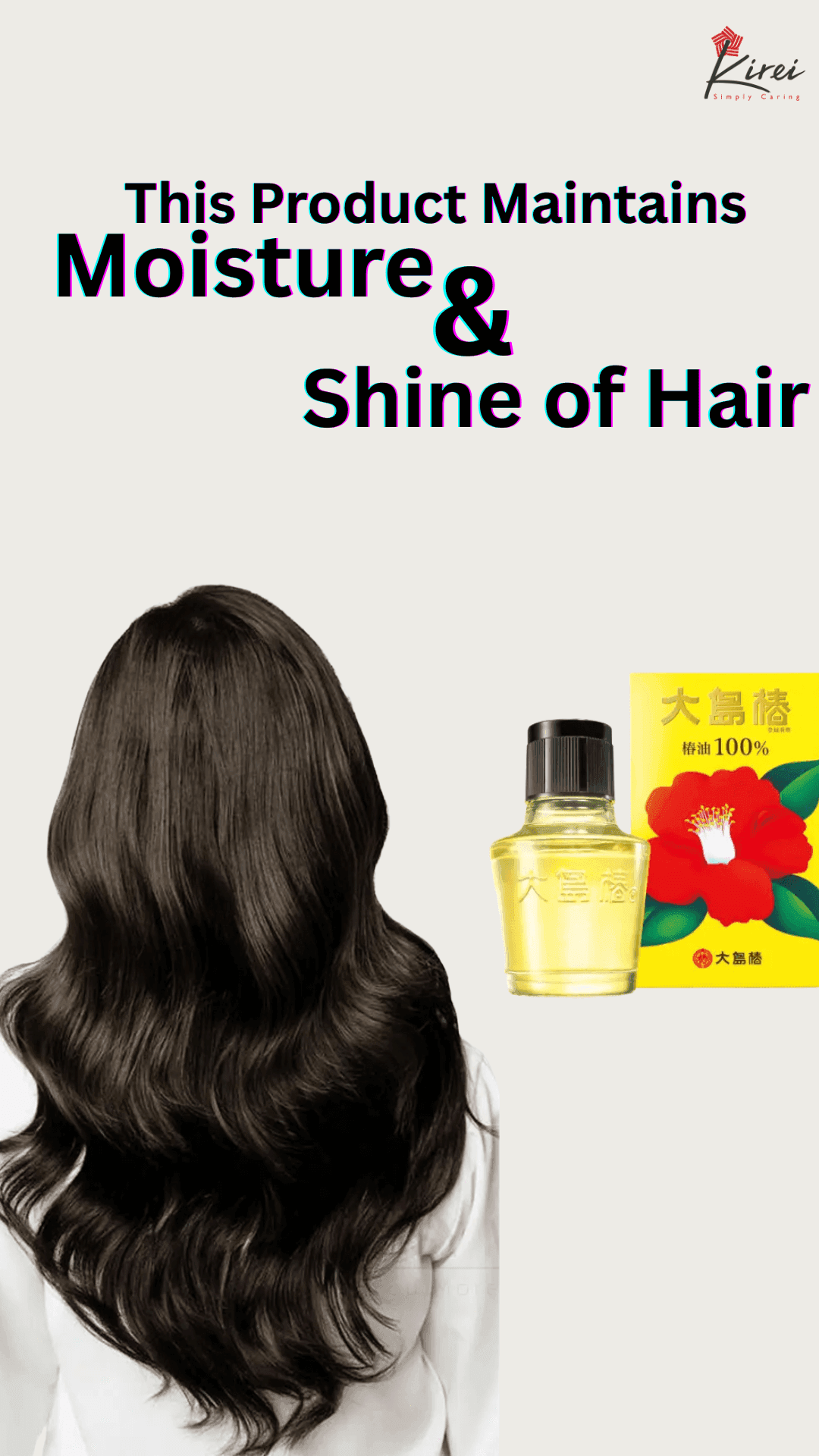 This product will lock the moisture and shine of your hair!