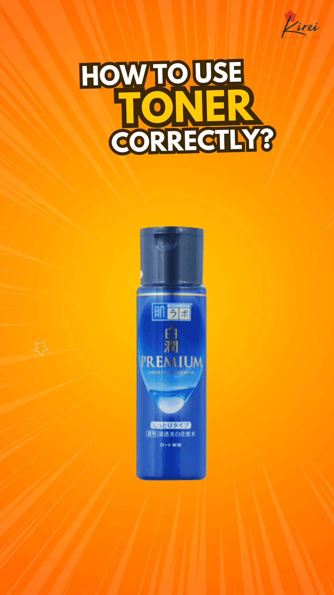 How to use Toner/lotion correctly?