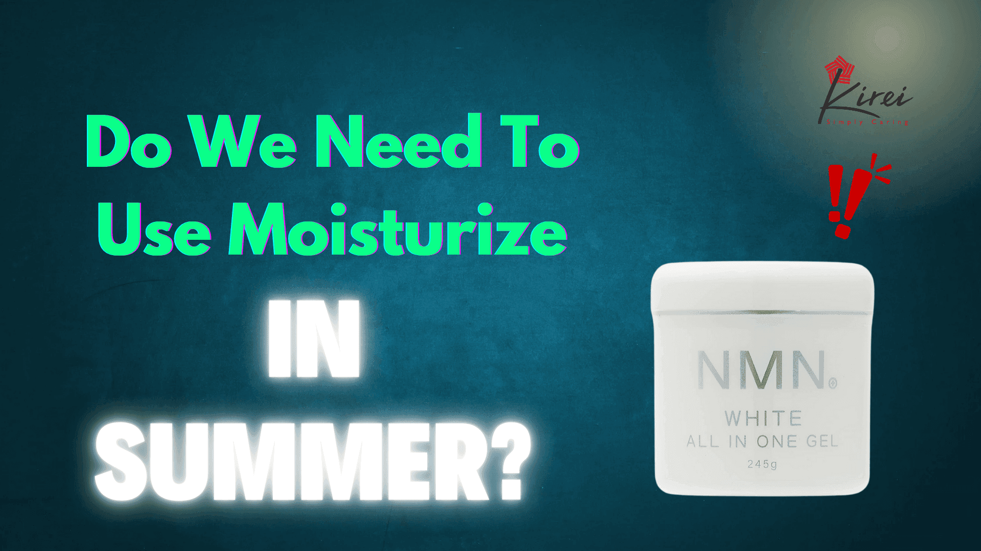 Do we need to use moisturiser in winter?