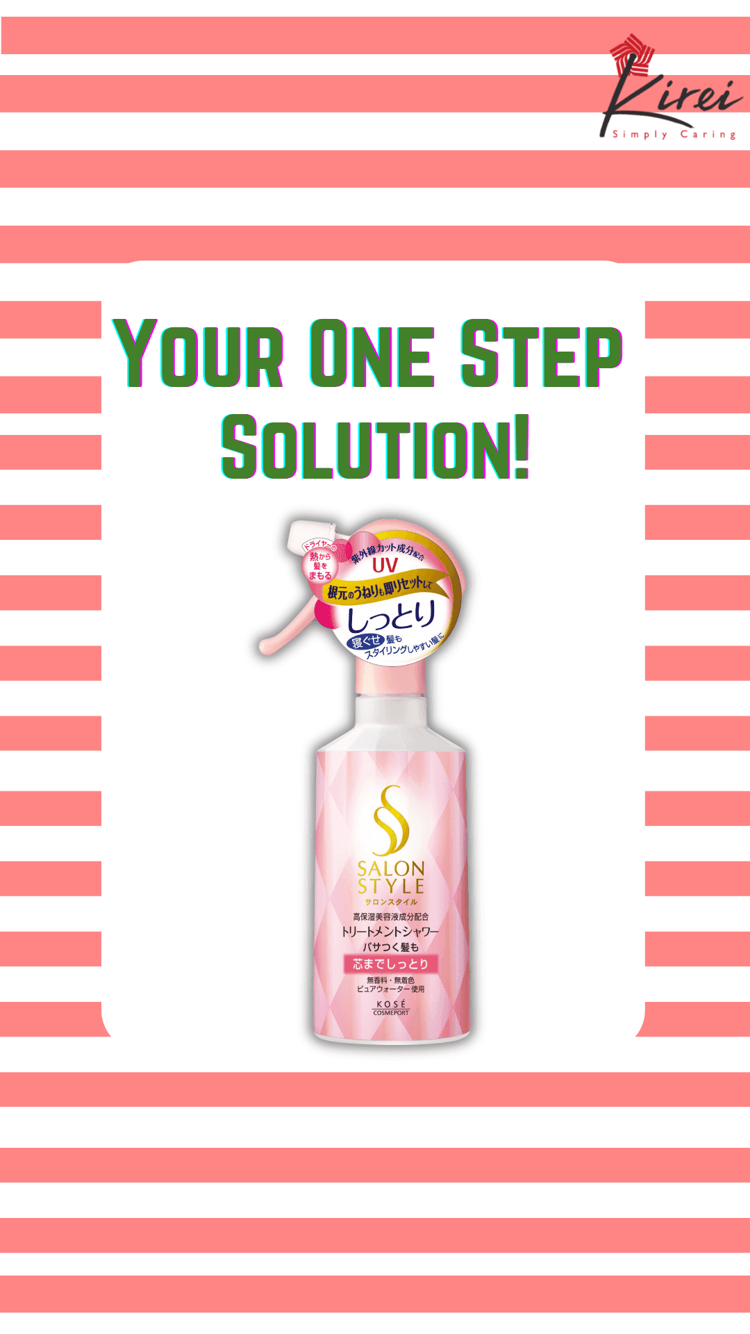 One Step Solution For Your Frizzy,Damaged & Unmanageable Hair!
