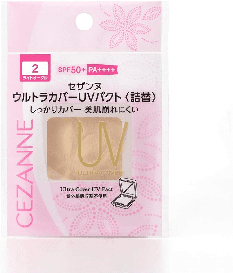 Cezanne Ultra Cover UV Pact Refill Light Ochre Foundation 02