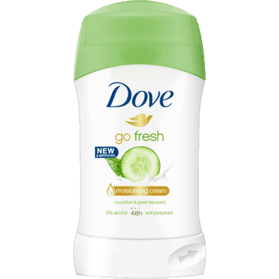 Dove Go Fresh 48H Cucumber & Green Tea Scent Anti-Perspirant Deodorant Stick 40ml
