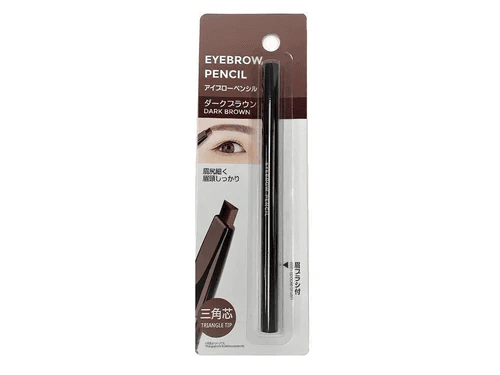 Daiso Eyebrow pencil with triangular tip (dark brown)