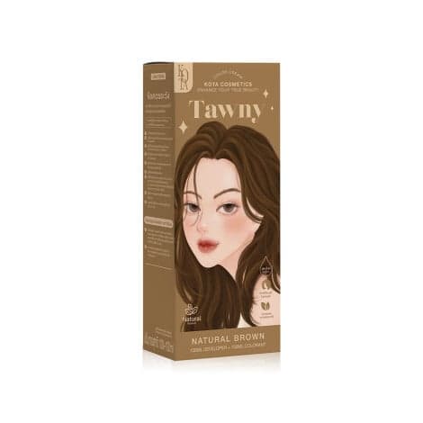 Kota Hair Color Cream Tawny - Natural Brown
