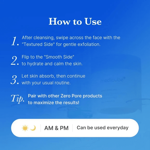 Medicube Zero Pore Pad 2.0 (70 Pads) 155g