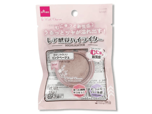 Daiso WithCharm Rare Sensation Highlighter Pink Beige